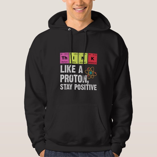 Chemie Physiker Lehrer Student Proton Scienc Hoodie (Vorderseite)