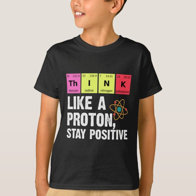 Chemie Physiker Lehrer Student Proton Scienc T-Shirt (Vorderseite)
