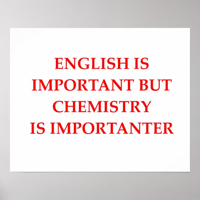 Chemie Poster (Vorne)