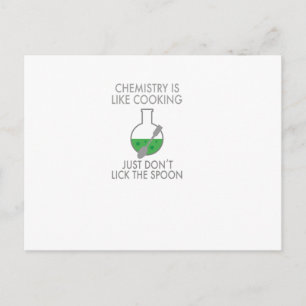 Chemie Postkarte