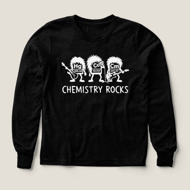 Chemie Rocks Science Rock Band (Design Vorderseite)