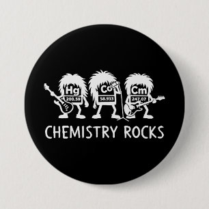 Chemie Rocks Science Rock Band Button