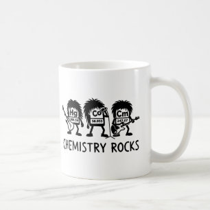 Chemie Rocks Science Rock Band Kaffeetasse