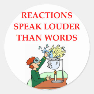 Chemie Runder Aufkleber