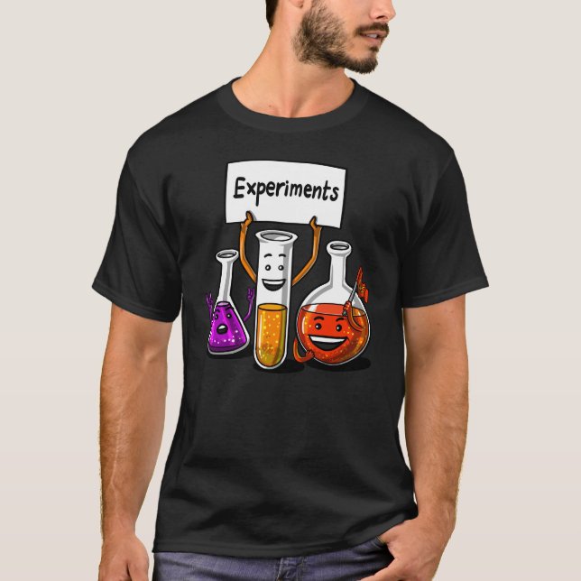 Chemie Science Funny Experiment School Joke T-Shirt (Vorderseite)