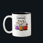 Chemie Science Funny Experiment School Joke Zweifarbige Tasse<br><div class="desc">Chemie Science Funny Experiments School Joke Design für Wissenschaftler.</div>