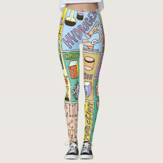 Chemie Science Vintag Illustration Set Leggings