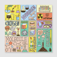 Chemie Science Vintag Illustration Set