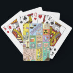 Chemie Science Vintag Illustration Set Spielkarten<br><div class="desc">Chemie Science Banners Set. Vintage Illustrationen von der Hand gezeichnet. Chemiewissenschaftsbanner mit einer Vintagen handgezeichnet Touch. Chemie Wonders: Von Hand Gezeichnet Illustrationen in der Farbenpraxis: Chemie,  Naturwissenschaften,  Fach,  Schule,  Chemie,  Skizze,  Bildung,  Mol,  Molekül,  Gas,  Dampf,  Sauerstoff,  fest,  Lernen,  Junge,  Mischung,  Flüssigkeit,  Elemente,  Mädchen,  Explosion</div>