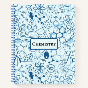 Chemie Spiral Notebook Notizbuch
