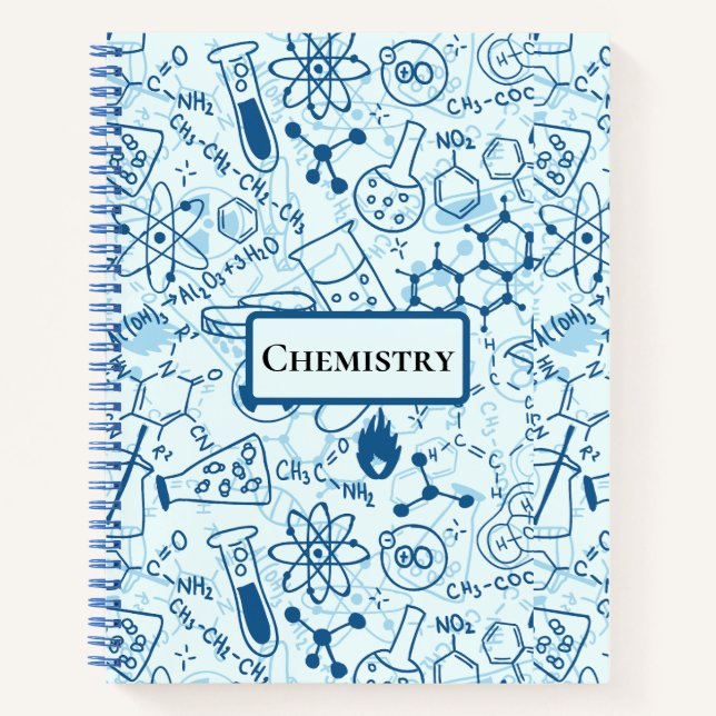 Chemie Spiral Notebook Notizbuch (Vorderseite)