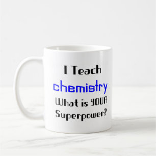 Chemie unterrichten kaffeetasse
