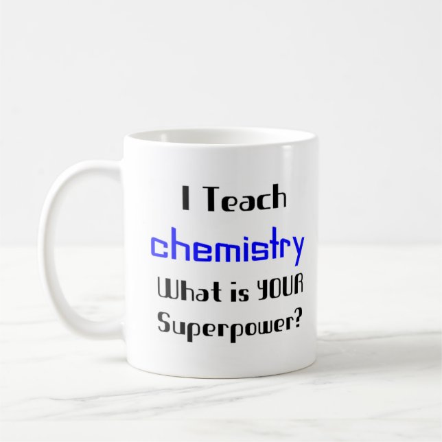 Chemie unterrichten kaffeetasse (Links)