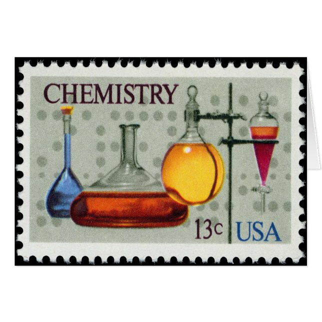 Chemie~ US-Briefmarke~ American Chemical Society ~ (Vorderseite (Horizontal))