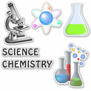Chemie Vinyl Stickers Aufkleber