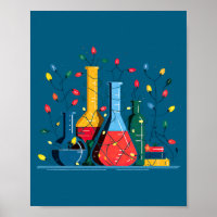 Chemie-Weihnachtslichter-Liebhaber Chemiker Wissen