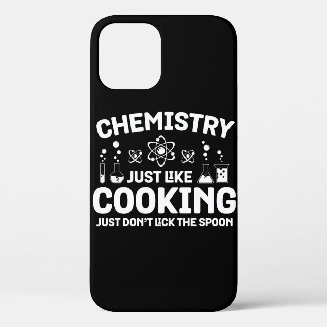 Chemie wie Kochen, lecken Sie nicht Leckerbissen Case-Mate iPhone Hülle (Rückseite)