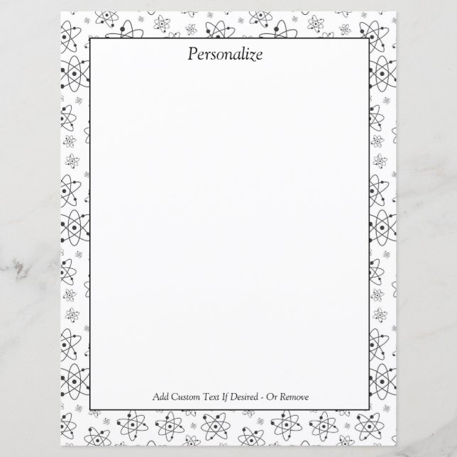 Chemie-Wissenschaft als Symbol personalisieren (Vorderseite)