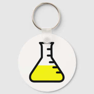 Chemie-Wissenschafts-Becher Schlüsselanhänger