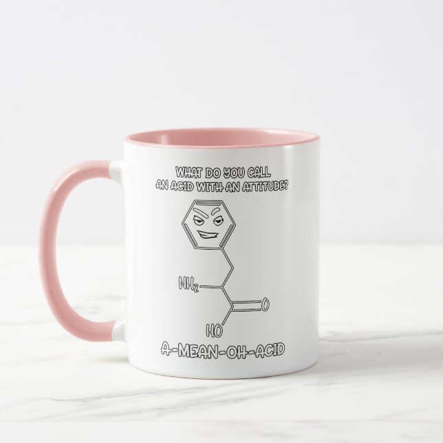 Chemie-Wissenschafts-saure Haltung Tasse (Links)