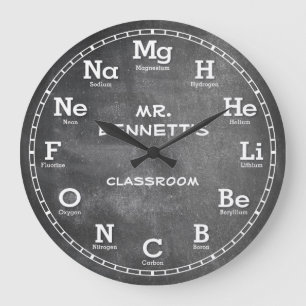 Chemie-Wissenschafts-Tafel Personalizable Uhr