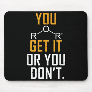 Chemie-Wortspiel - Ether Versteh Es Oder Nicht - L Mousepad