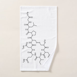 Chemieelement s der chemischen Formel des Handtuch
