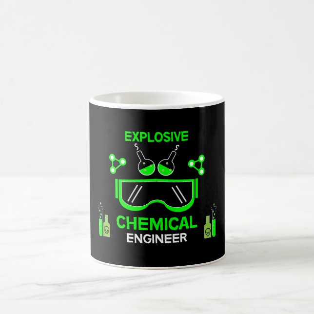Chemieingenieur - Bester Ingenieur - Wissenschaft Kaffeetasse (Mittel)