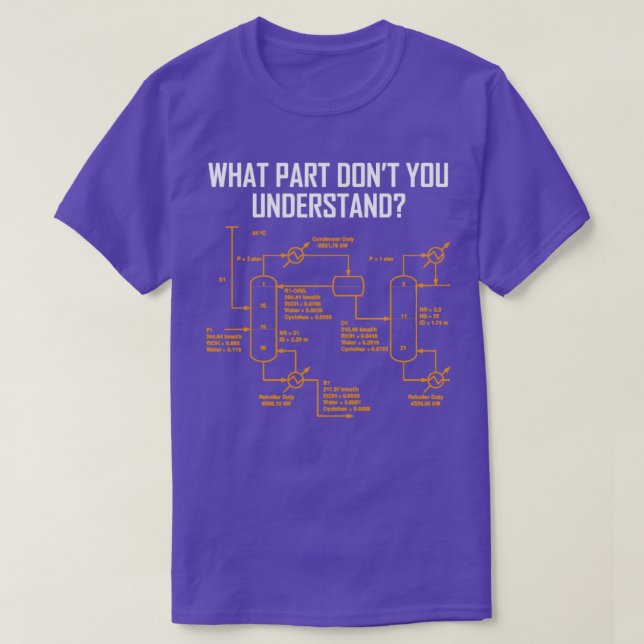 Chemieingenieur Funny Chemical Engineer T-Shirt (Design vorne)