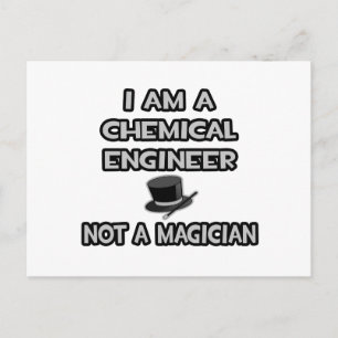 Chemieingenieur ... Nicht ein Magier Postkarte