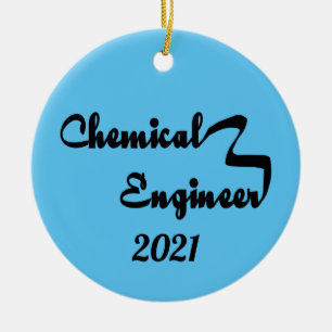 Chemieingenieur-Schleife Keramik Ornament