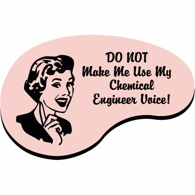 Chemieingenieur-Stimme Fotoskulptur Ornament (Vorne)