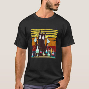 Chemiekatze als Chemiker Naturwissenschaft T-Shirt
