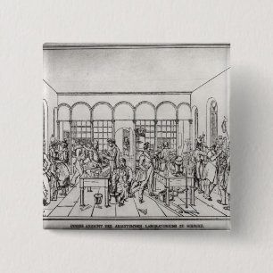 Chemielabor von Baron Justus von Liebig Button