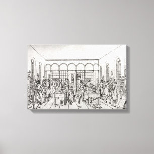 Chemielabor von Baron Justus von Liebig Leinwanddruck