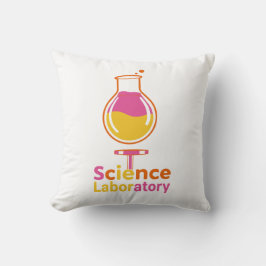 Chemielaborflasche - Farbige Chemieexperimente Kissen