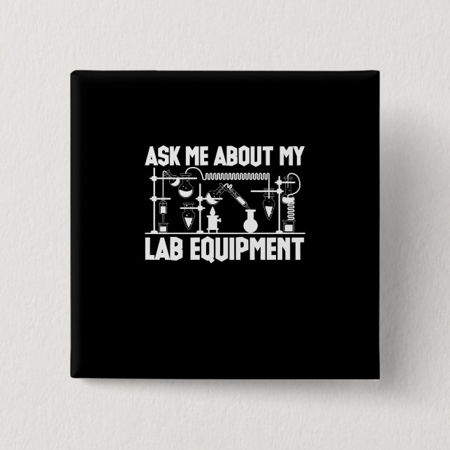 Chemielehrer Button (Vorderseite)