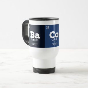 Chemielehrer Chemie Chemische Elemente Bacon Reisebecher
