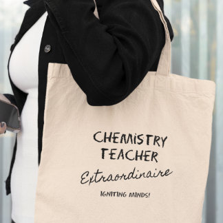 Chemielehrer Extraordinaire Cooles Geschenk Tragetasche