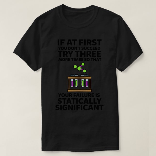 Chemielehrer Funny Science T-Shirt (Design vorne)