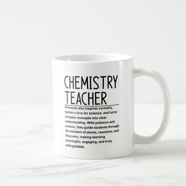 Chemielehrer Kaffeetasse (Rechts)