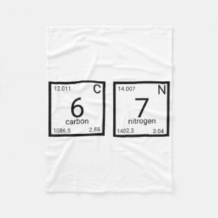 Chemielehrer Lustig 67 Meme Nerd Humor Periodensys Fleecedecke
