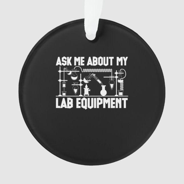 Chemielehrer Ornament (Vorderseite)