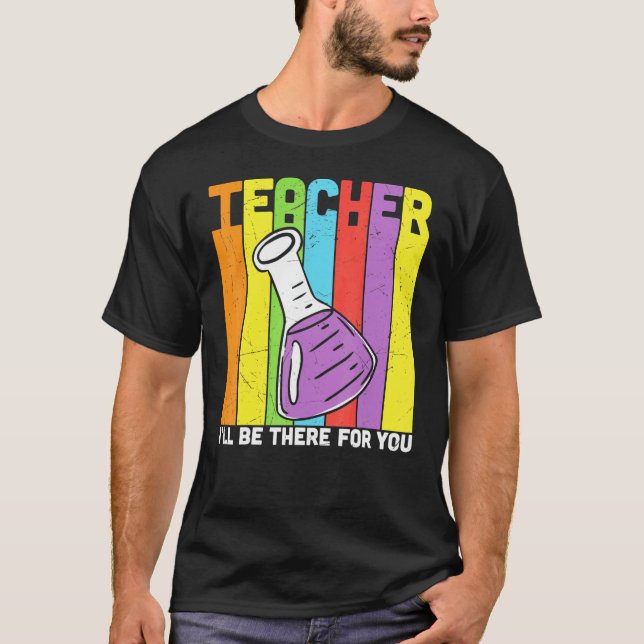 Chemielehrer Schulnote Retro-Grafik Plus  T-Shirt (Vorderseite)