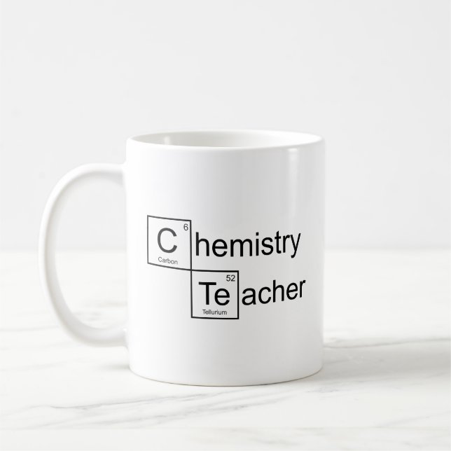 Chemielehrer Tasse (Links)