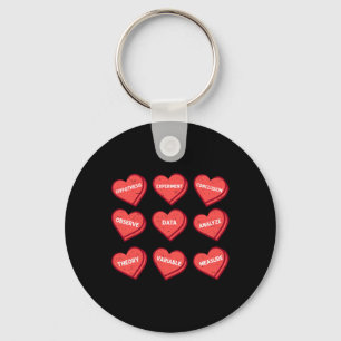 Chemielehrer Valentinstag Herz Chemie Phy Schlüsselanhänger