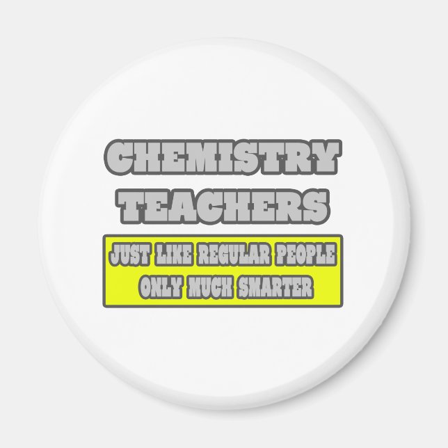 Chemielehrer ... viel schlauer magnet (Vorne)