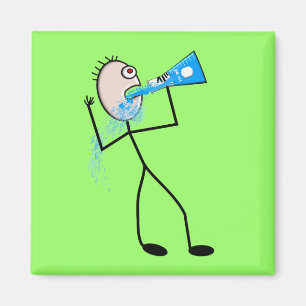 Chemieproduzent Funny Stick Man Geschenke Magnet