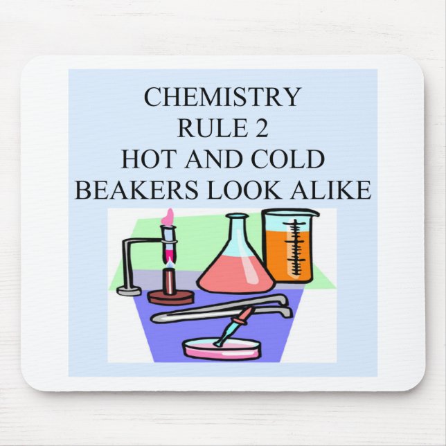 Chemieregel 2 mousepad (Vorne)