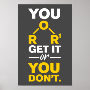 Chemiewaffe - Sie bekommen es oder Sie lehren nich Poster